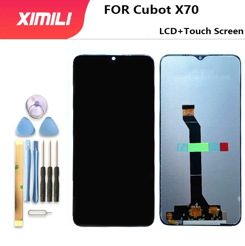 

100% Tested Original 6.58" LCD Replacement For Cubot X70 LCD Display With Sensor Touch Screen Digitizer Assembly Parts