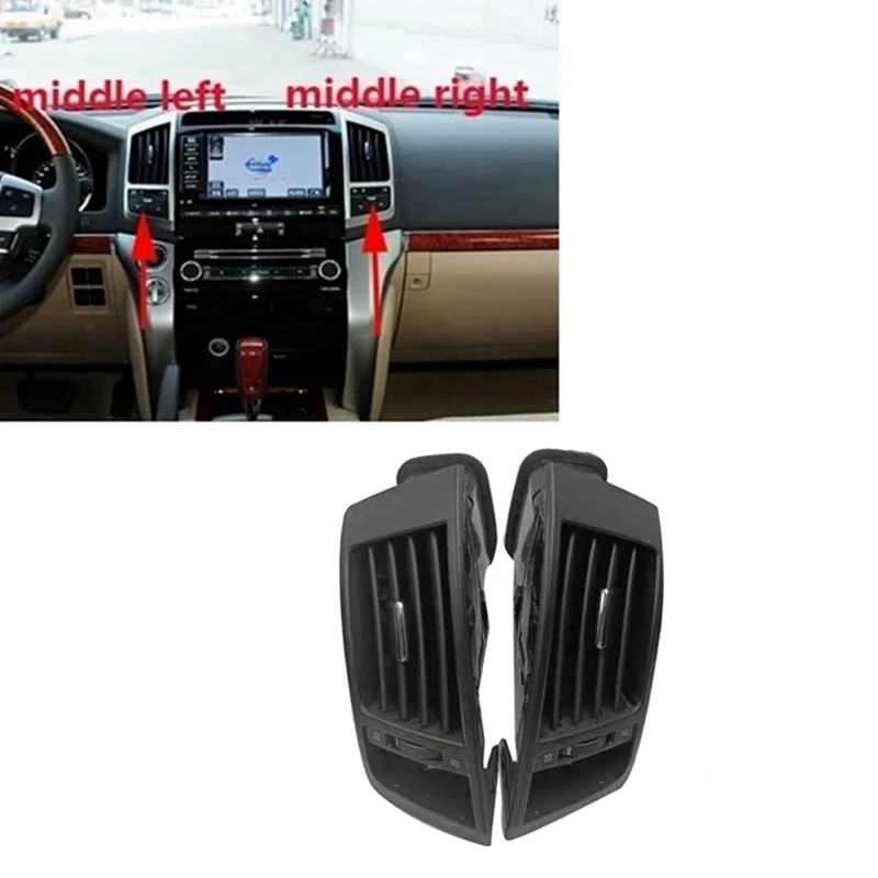 For Toyota Land Cruiser 200 LC200 2008-2015 Car A/C Air Conditioner Air Vent Outlet Conditioning Grill Car-Styling