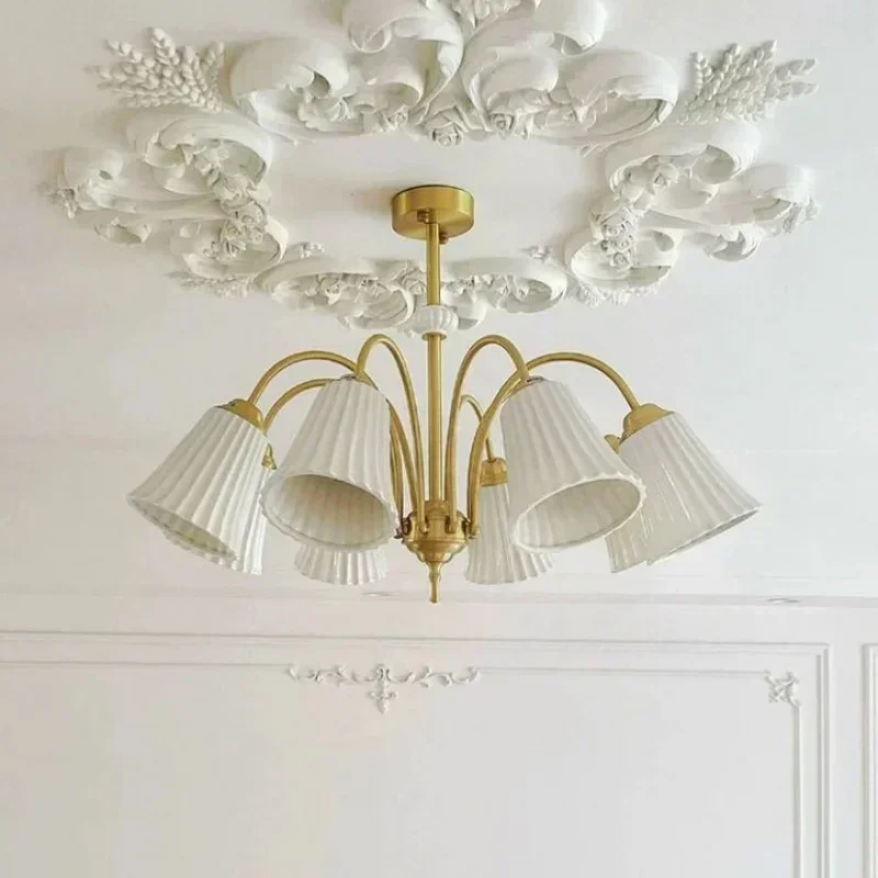 

Modern Flower Chandelier for Dining Living Rroom Bedroom Restaurant Marriage Bedroom Lamps Pendant Lights Home Design Decoration