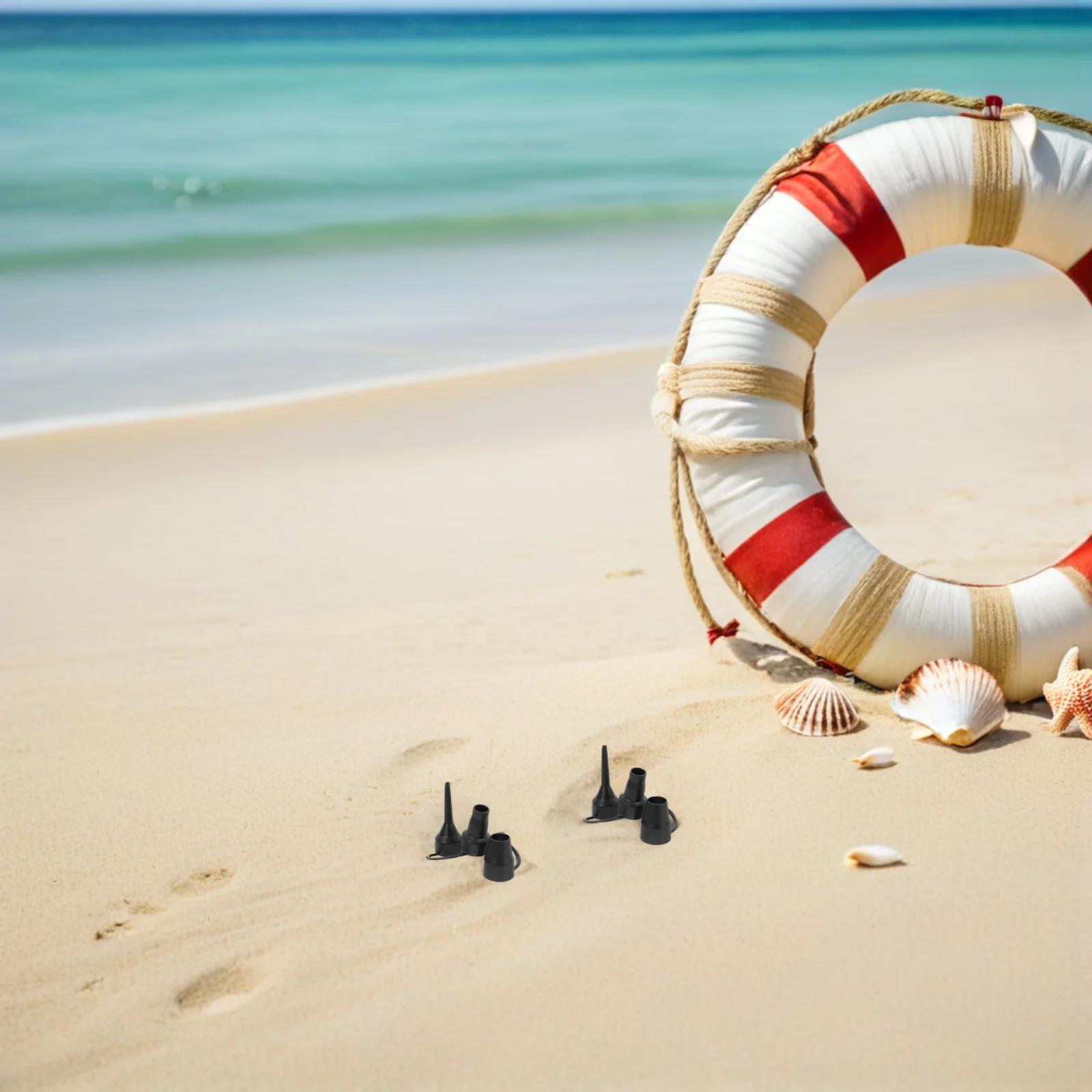 16Pcs Plastic Pump Nozzles: Universal Replacement Nozzles for Air Mattress Inflator - Compact Air Bed Nozzle Adapters for Quick