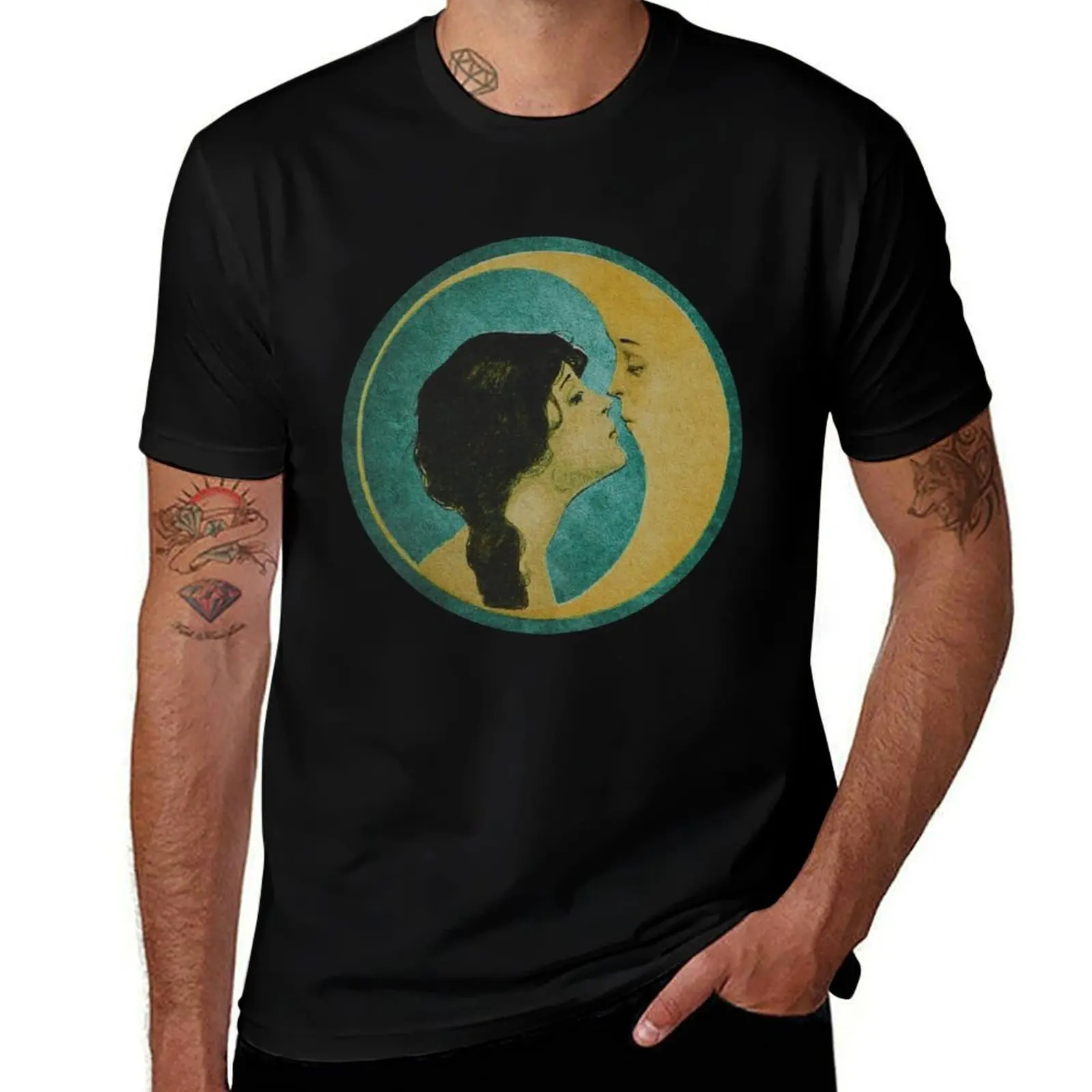 Dear Moon T-Shirt man t shirt summer T-Shirt