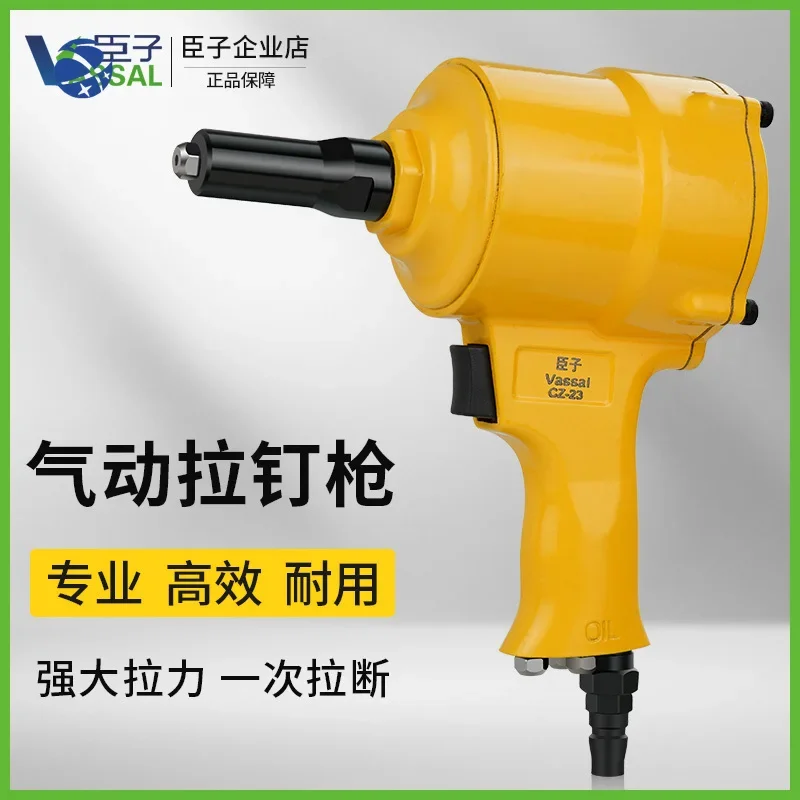 yyhcRivetChenzi pneumatic rivet gun two-claw gun type nail gun industrial grade blind rivet pliers rivet machine tool