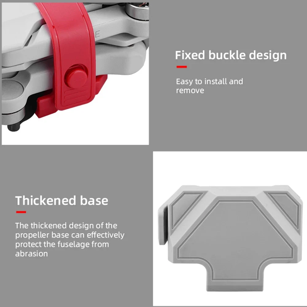 حامل مثبت المروحة لـ DJI Mavic Mini 2/Mini 4K Drone حامي حزام الدعائم الثابتة جبل الحرس Mini/Mini SE ملحق