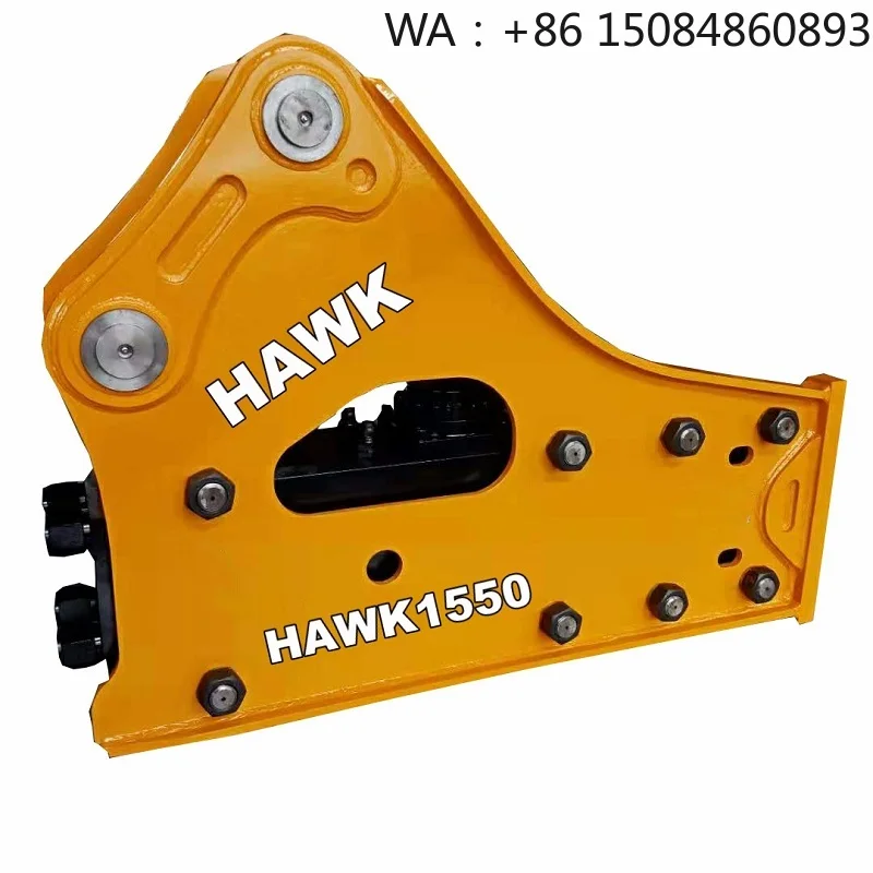 Hydraulic Rock Demolition Breaker Hammer Attachment, Compatible With CAT320 Medium Excavator Hard Stone Crushing Works