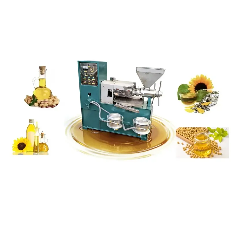Fully Automatic Vacuum Oil Press Equipped with Double Filter Barrels Multifunctional Edible Oil Extraction Machine for