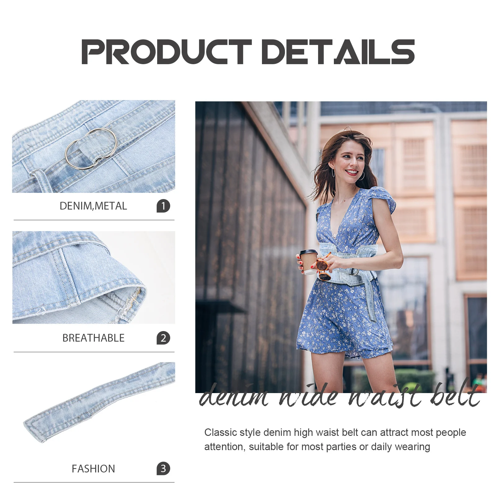 الدنيم حزام الخصر المرأة عالية واسعة مشد حزام السرج لفستان ملابس الزفاف الدنيم حزام الخصر فستان التبعي