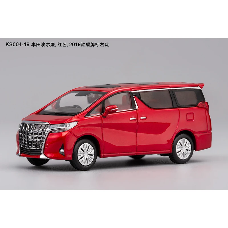 GCD 1/64 Toyota Alphard MPV Model Cars Luxury Vehicle Diecast Toy Collection Car Station Vehicle with Display Box for Adults