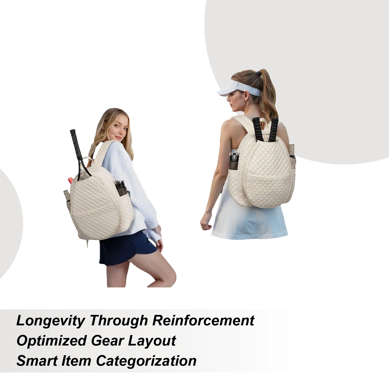 

Рюкзак Pickleball для мужчин, большая вместимость, водонепроницаемый, легкий, большой, сумка для набора Pickleball, теннисный рюкзак для теннисной ракетки, мяча