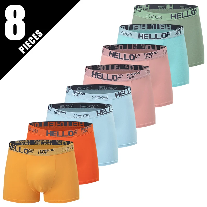 5/10 Pack Heren Zwart Goud Gedrukt Boxerondergoed Comfortabel en Veelzijdig Grote maten Sexy Jonge Heren Vrije tijd Sport Strand sh - afbeelding 1