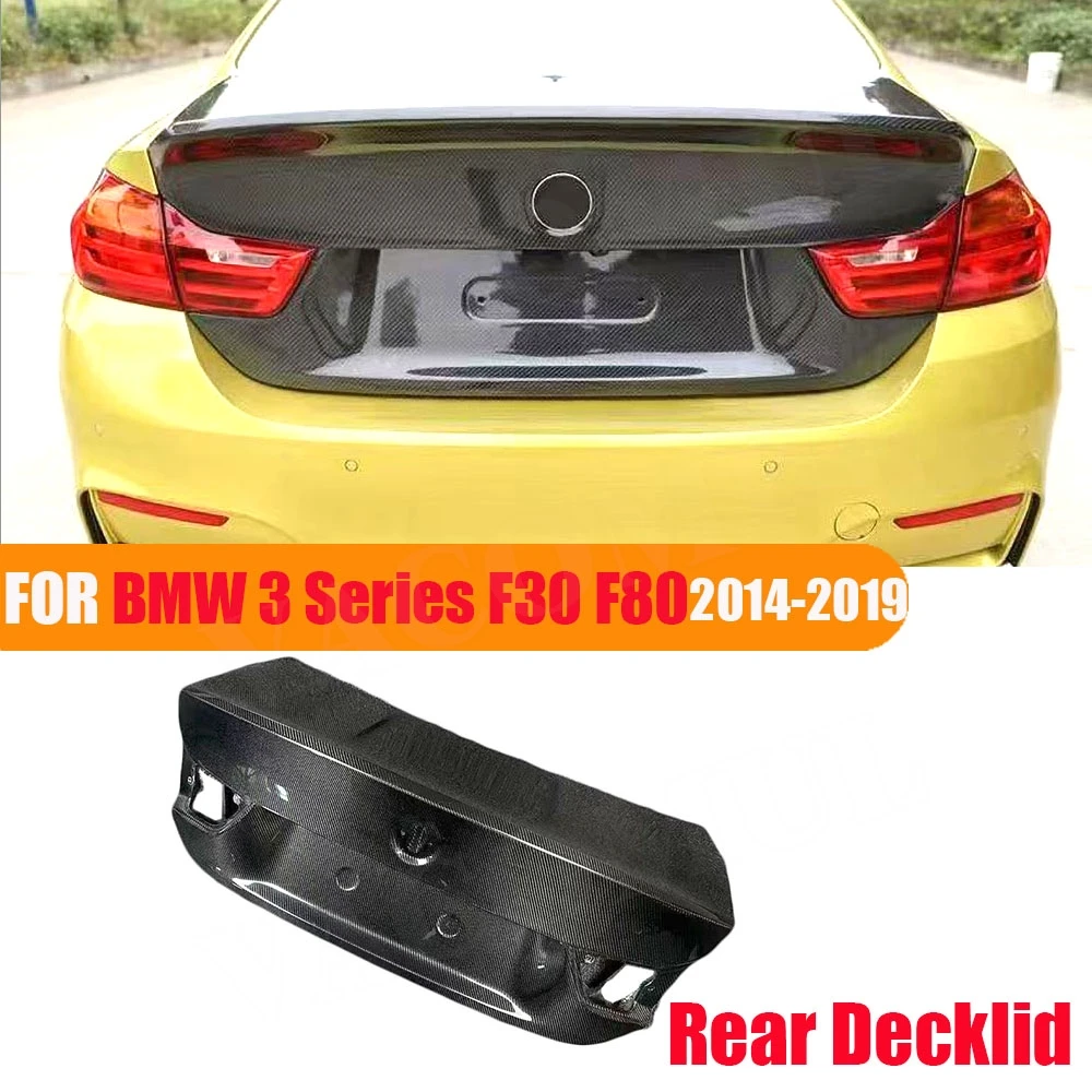 

Задняя крышка багажника VACOMUL из углеродного волокна для BMW 3 серии F30 F80 Sedan 2014-2019, комплект кузова автомобиля, внешние накладки, новый стиль
