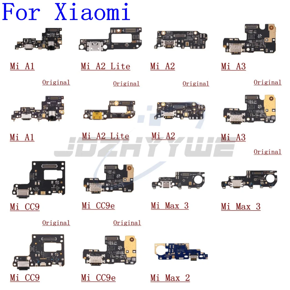 Charger Board Flex For Xiaomi Mi A1 A2 Lite A3 Max 2 3 CC9 CC9e USB Port Connector Dock Charging Flex Cable