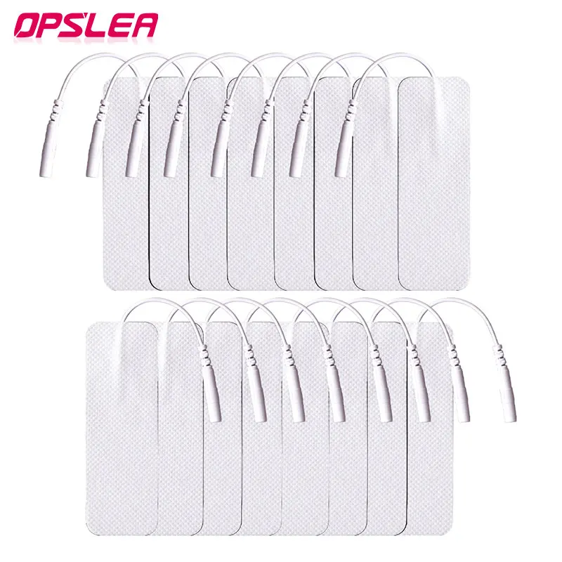 50/100p Zehner Elektroden pads Physiotherapie Zubehör ems Muskels timulator Patch selbst klebend