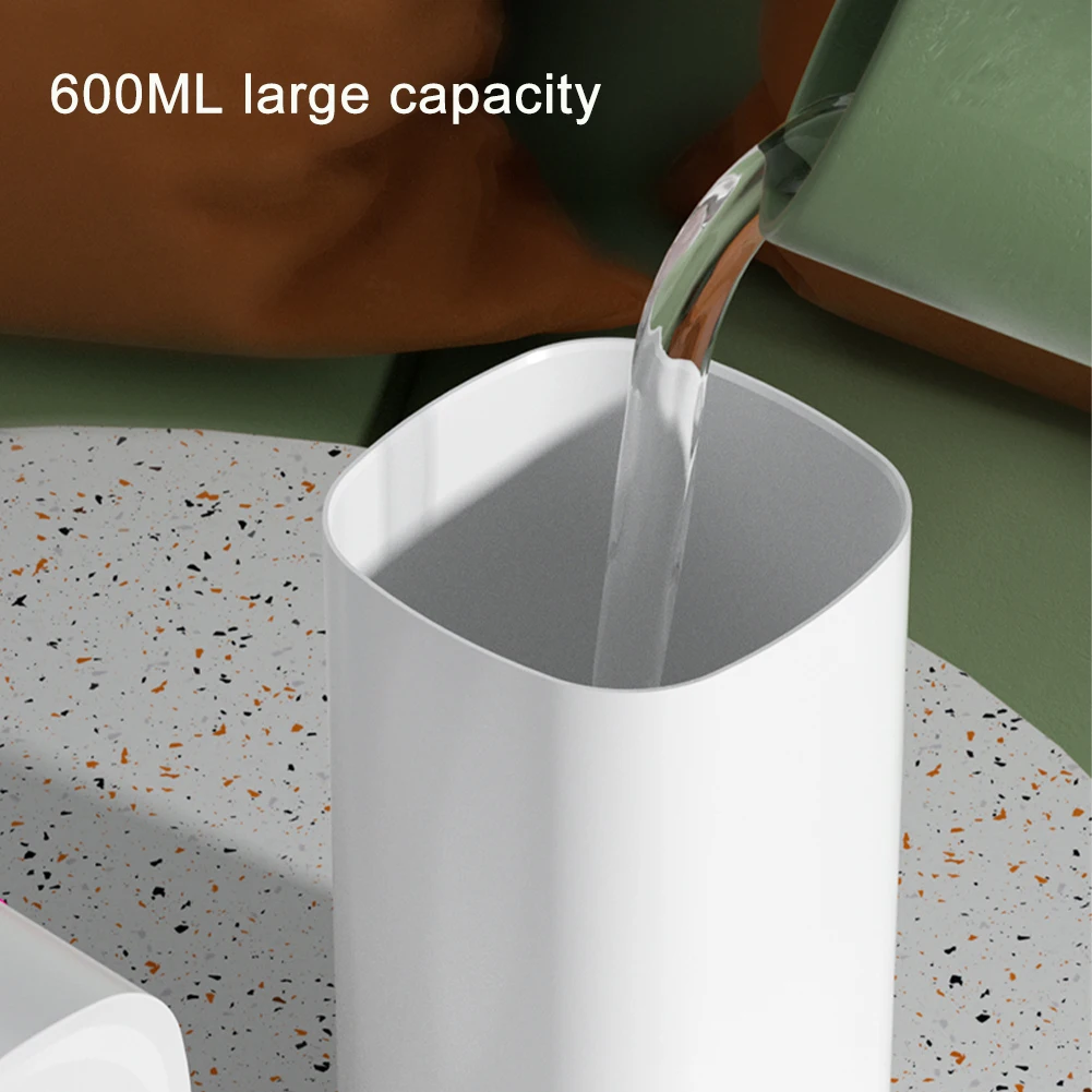 1PCS Car Air Humidifier Dual Nozzle Car Aromatherapy Silent Oil Diffuser With 7 Color Ambient Light For Car Home Desktop