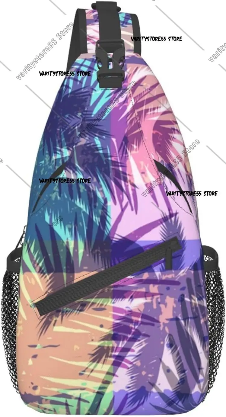 

Гавайская сумка на ремне, многофункциональный рюкзак через плечо, нагрудная сумка для женщин и мужчин, дорожный походный рюкзак