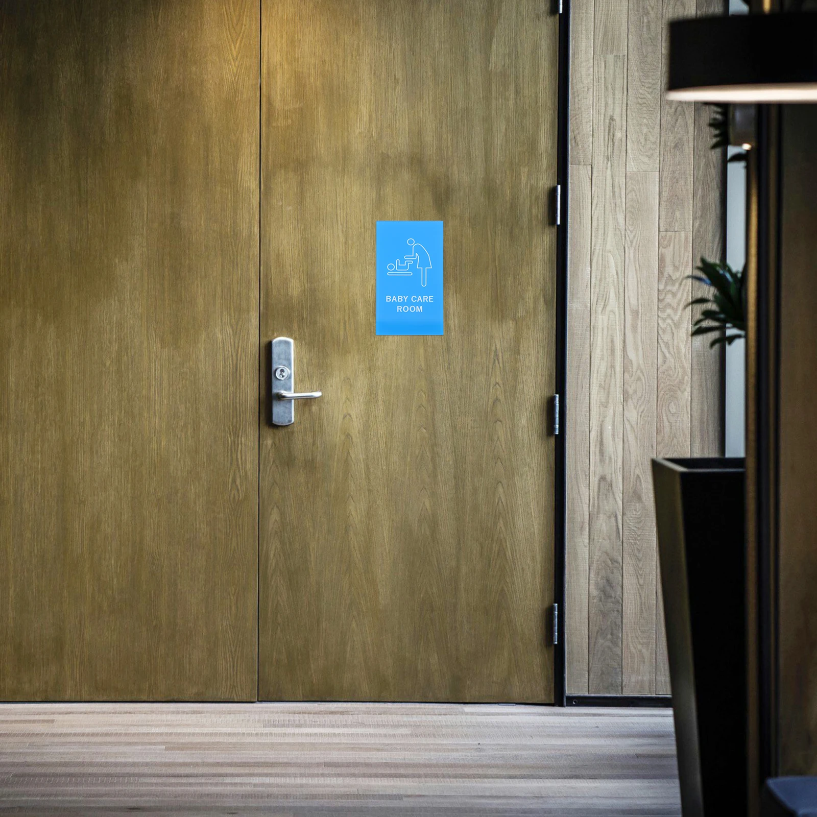

Baby Changing Area Diaper Station Restroom Signage Waterproof Indicator Hotel Restaurant Decor Adhesive Easy Install