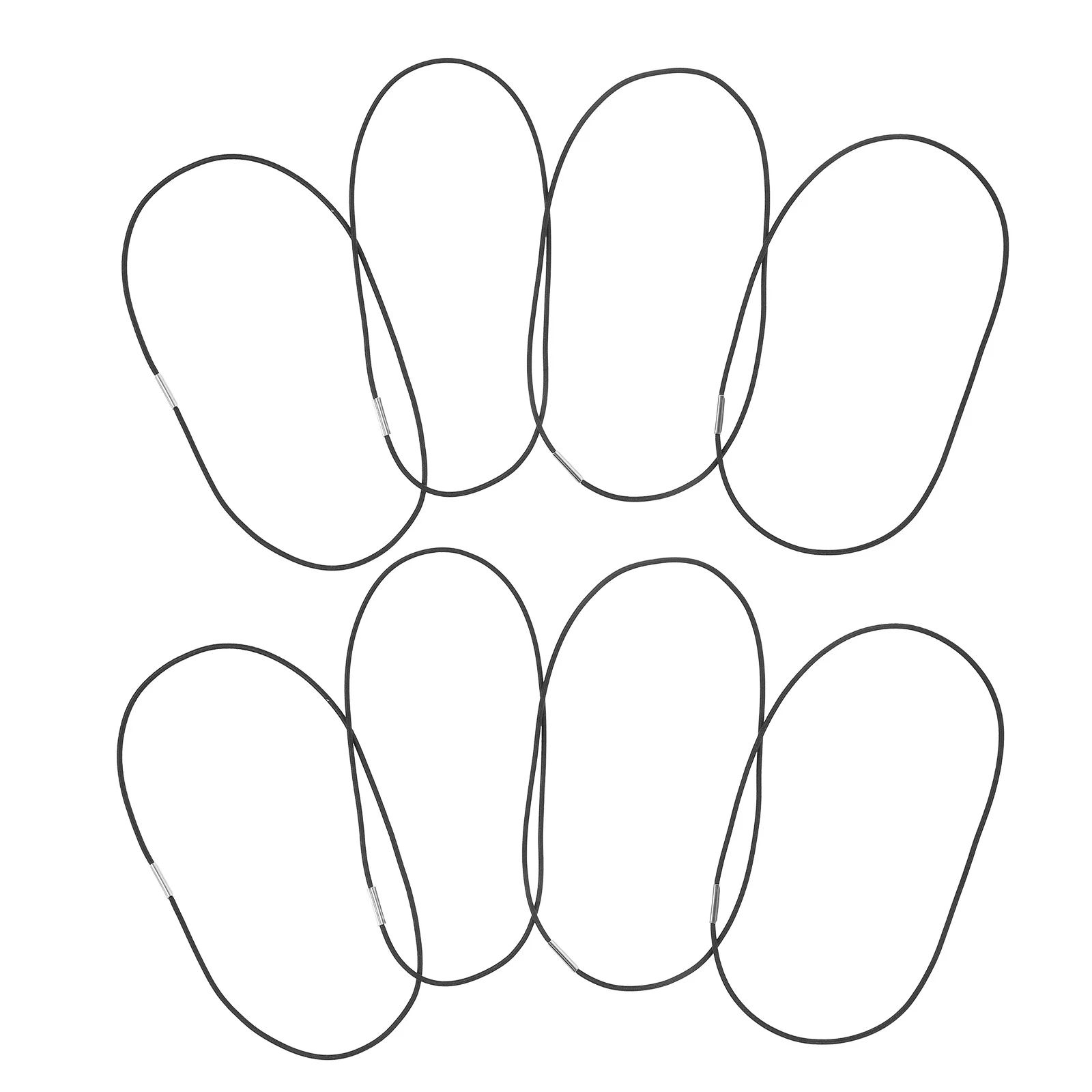 

10Pcs Fixing Elastic Strap Stretchy Spring Band Durable Notebook Strap Versatile Travel Accessories Elastic Bands