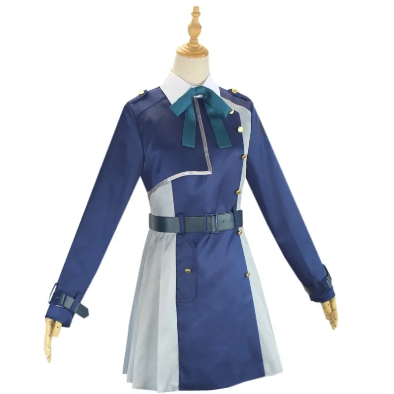 QQ8 Anime Cosplay Costume Lycoris Recoil Chisato Nishikigi Dress Inoue Tokyo JK Uniform Wig Christmas and d5Lk￥