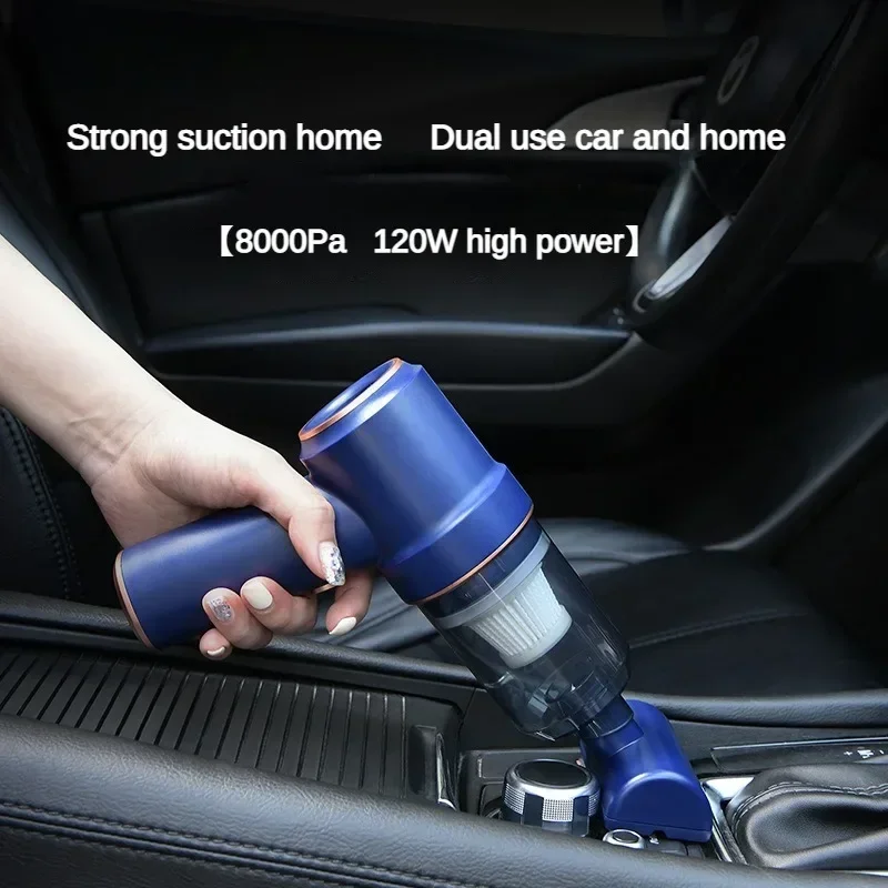 Durable Pet Hair Cleaner Dry and Wet High-Power Mini Rechargeable Car and Home Dual Purpose Wireless Vacuum Cleaner