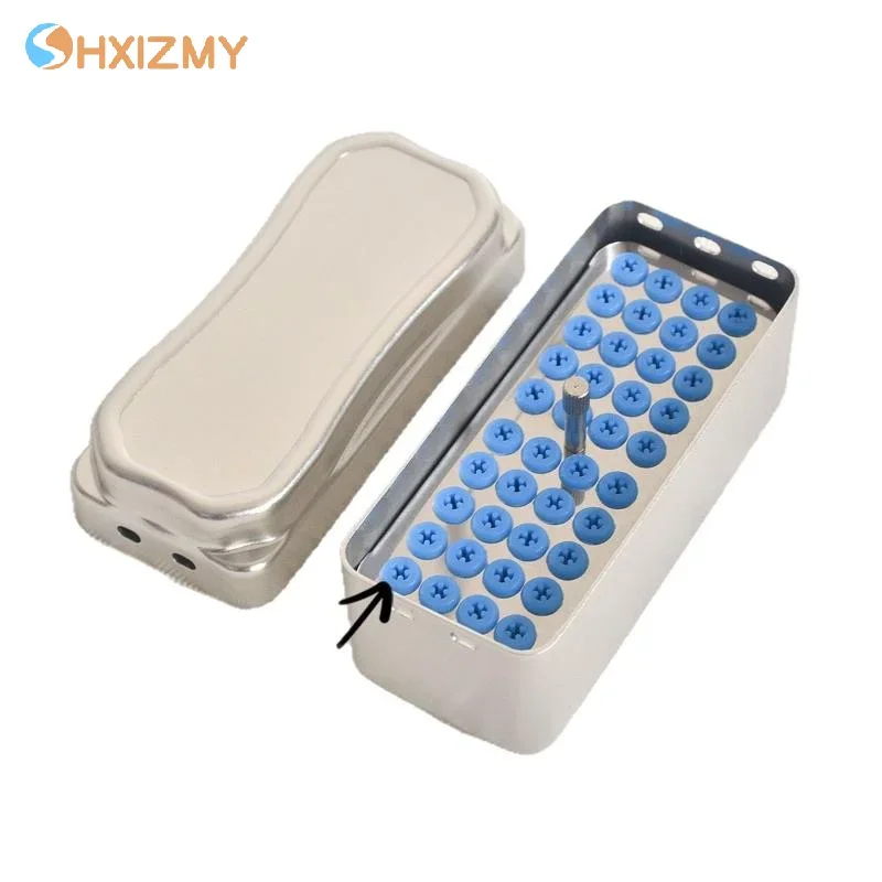 

Подставка для чистки зубных инструментов, держатель для боров, низкоскоростной держатель для боров, коробка, чехол для стоматолога, алюминиевый инструмент