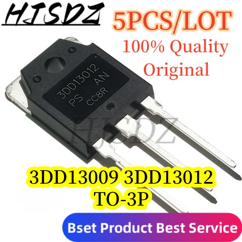 【5-20PCS/LOT】[Brand New Original] 3DD13012 3DD13009 TO-3P Package High Voltage High Power Transistor Stock Fast Shipping