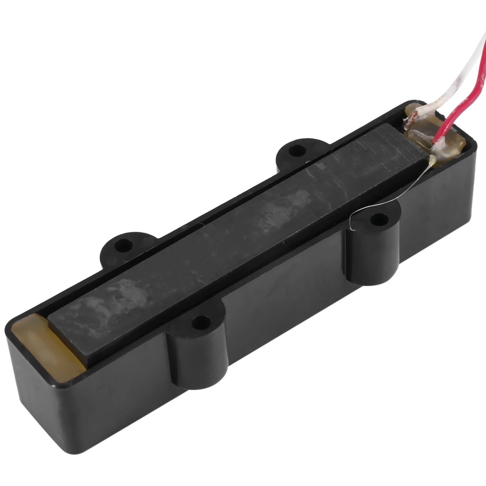 

ABAZJ Pro Электрический бас открытого типа Бесшумный мостовой звукосниматель для 4-струнного джазового баса Jb Style, черный 95x18,3 мм