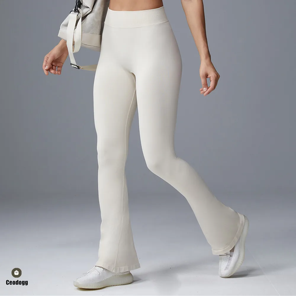 

Flare Leggings Yoga Pants Women Bell-bottoms Tights High Waist Fitness Stretch Gym Workout Casual Sports Push Up Wide Legs XP130