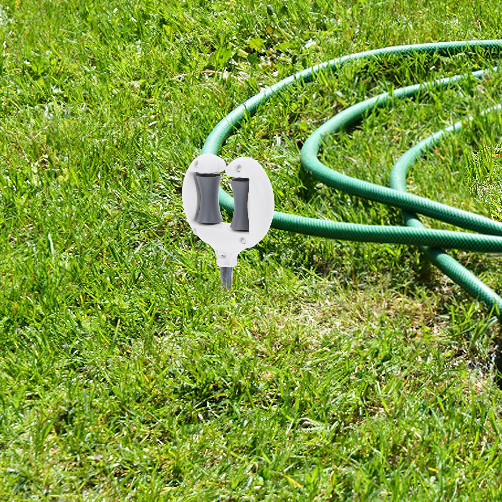 

Garden Hose Guide Spike Roller Durable Watering Plants Outdoor Soft Tube Positioner Precise Flow Control Save Water Garden