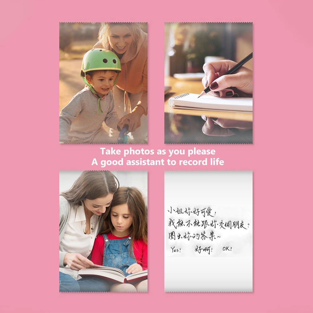 Draagbare Mini Printer Thermische Sticker Label Printer Inkless Hd Print Pocket Printers Bluetooth Miniprint Foto Impresora Termica