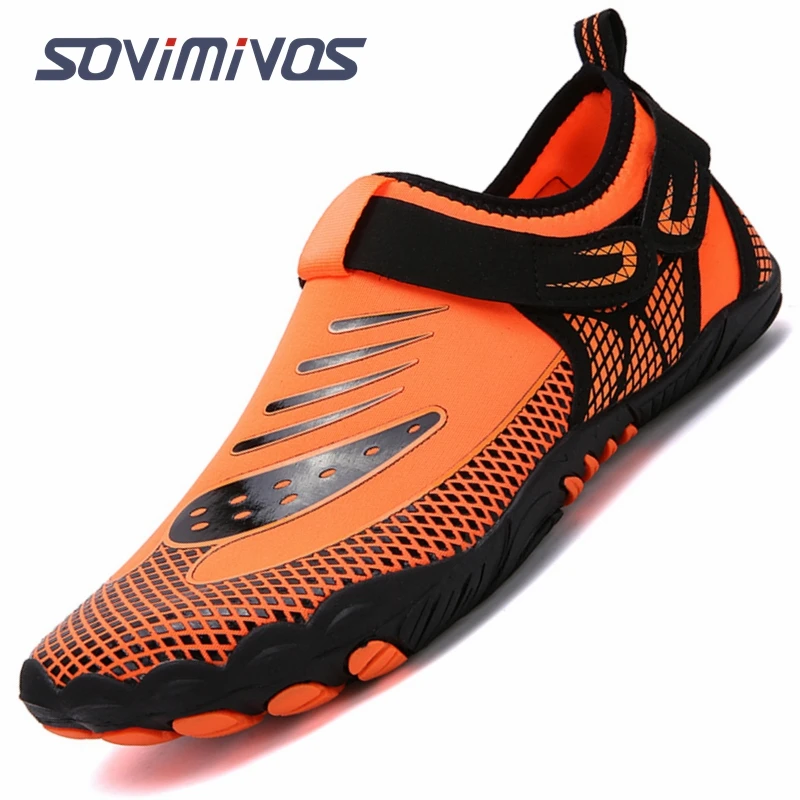 Athletic Hiking Water Shoes Mens Womens Barefoot Aqua Swim Walking Shoes Plus Size Nonslip River Sea Diving Sneakers