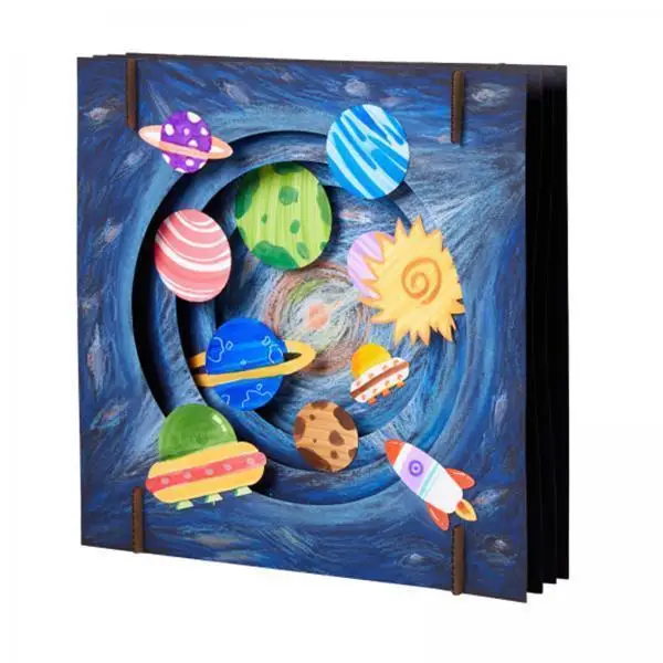 3x3d-カラーリングクラフトキット-キッズ素材パッケージ-描画パズルおもちゃ-星空-m