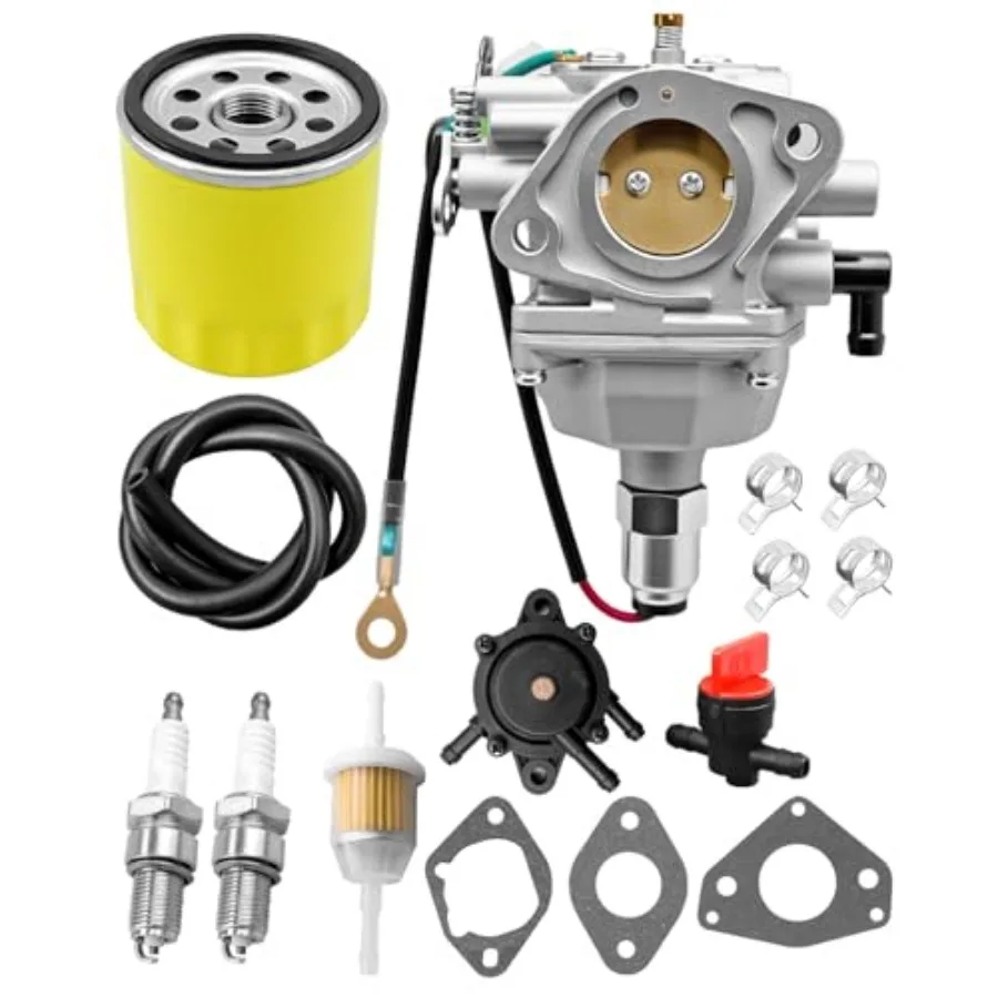 

16-853-01-S Carburetor Fit for Kohler KT745 ZT730 ZT740 Engines Replace 1685301S 16 853 01-S, Carb with Filter Fuel Pump Tune U