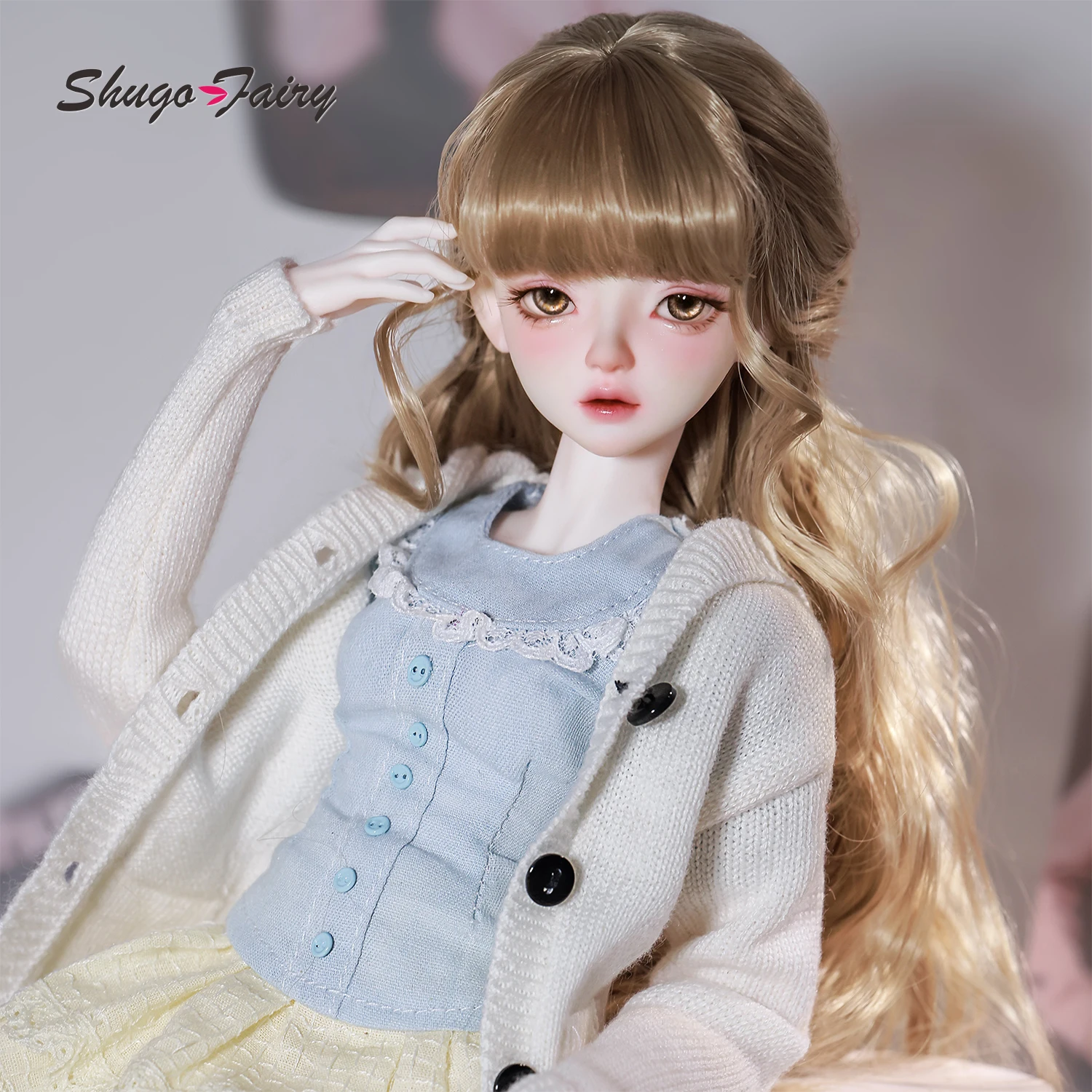 ShugaFairy Libra I BJD Doll 1/4 Fullset Ball Jointed Doll High Quality Girl-Next-Door Handmade Craft Collectible Toy for Girls