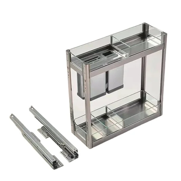 

Хромированный кухонный шкаф современного дизайна