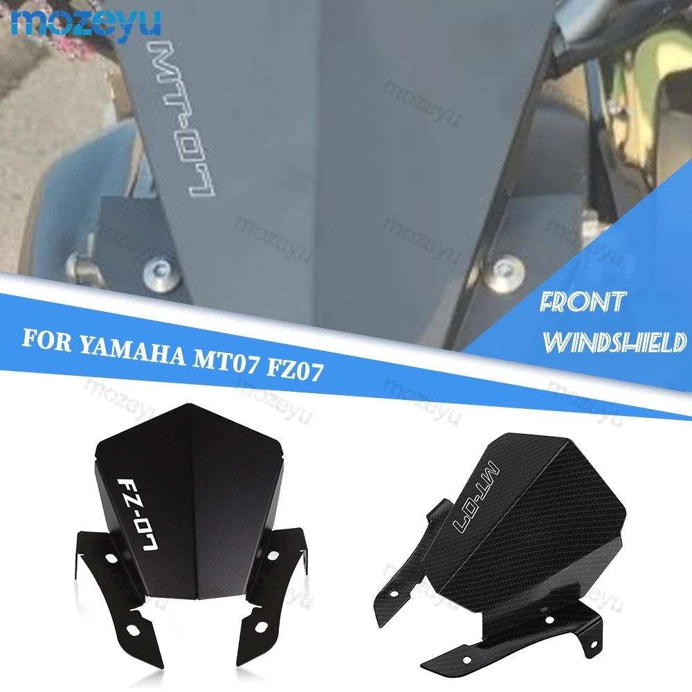

For YAMAHA MT-07 MT07 MT 07 FZ07 2013 2014 2015 2016 2017 Front Windshield Fairing Windscreen Deflector Motorcycle Accessories