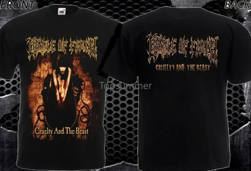 Cradle Of Filth okrucieństwo i bestia-nowa koszula męska-Dtg podkoszulek z nadrukiem rozmiar-S 7Xl