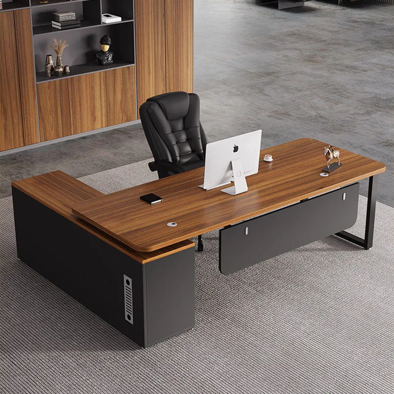 

Large Size Simple Office Desk Interior Fashion Modern Luxury European Office Desk Study Escritorio Oficina Home Furniture