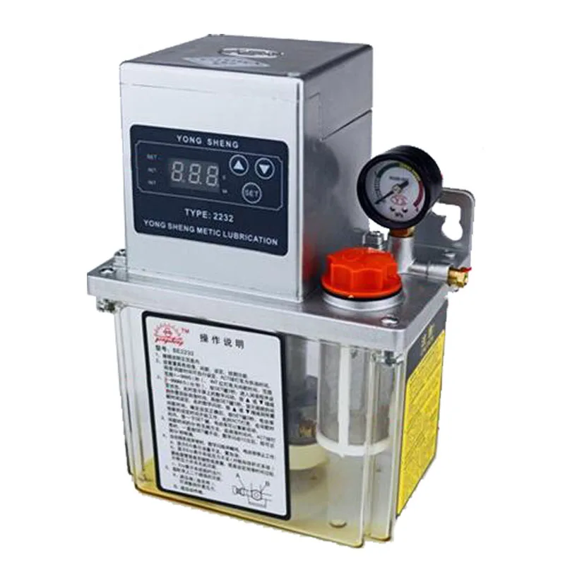 1.5L Auto Lubrication Pump CNC Single Digit Display Electric Lubrication Pump Lubricator for machine tool CNC lathe
