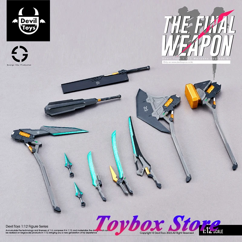 Devil Toys-Soldat à l'échelle 1/12, arme finale, lame d'épée, leges, kit d'accessoires de mise à niveau, jouets pour figurine d'action, ornement de scène, 6