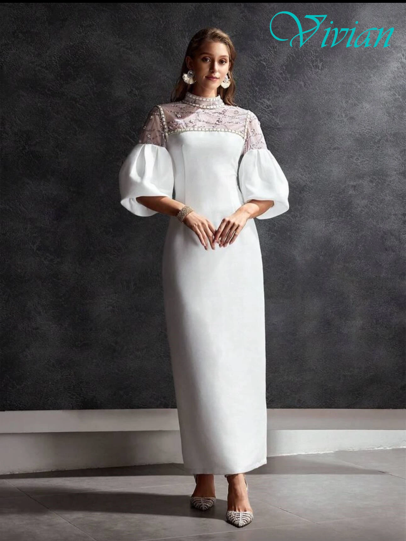 맞춤형 스트레이트 크루넥 반팔 정장 이브닝 드레스 클래식 맞춤형 행사 가운 고품질 연예인 가운