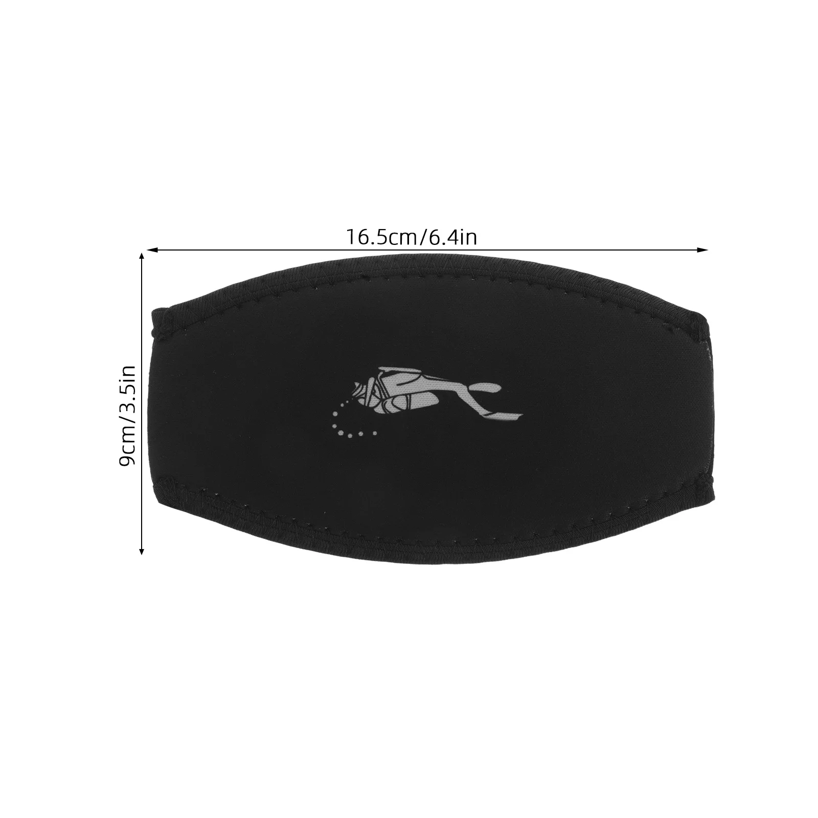 1 قطعة قناع الغطس حزام غطاء طبقة مزدوجة Sbr المواد للغوص والغطس نظارات السباحة اكسسوارات #6