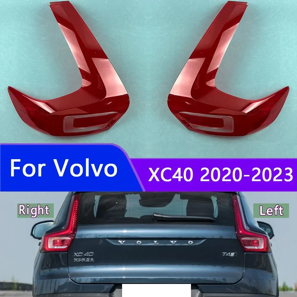 

For Volvo XC40 2020 2021 2022 2023 Headlight Cover Transparent Headlamp Lamp Shell Lens Replace Original Lampshade Plexiglass