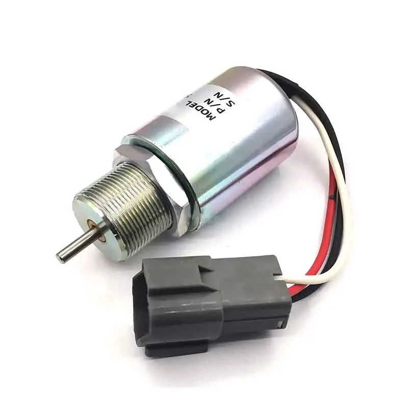 

SA-3725-12 30A87-00040 Fuel Shut Off Solenoid 12V for Mitsubishi L2E L3E S3L S4L Engine for Volvo EC15 Toro 223D Mahindra