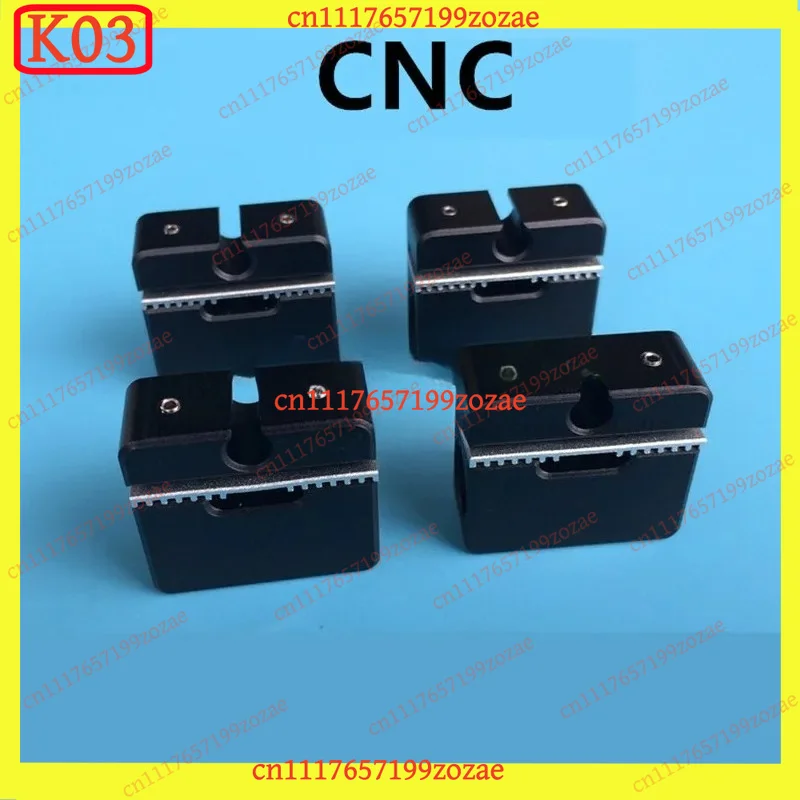k03 4pcs UM2 Aluminum Alloy Slider Cross Block Black Silver Sync Belt Buckle 3D Printer Parts