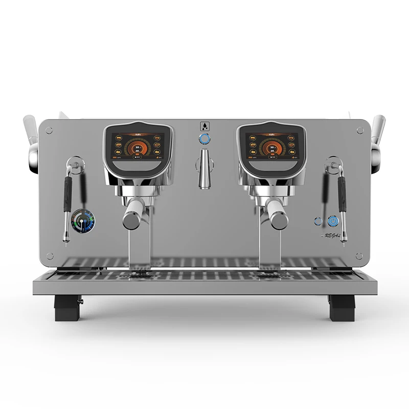 KAFFA REGAL 2nd Generation Semi-automatic Double Head Coffee Machine Pre-immersion PIDE61 Head Multi-boiler T3 System