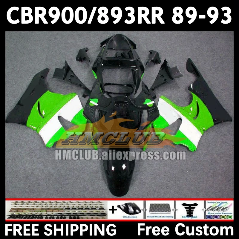 Fairing For HONDA CBR 893RR CBR900RR CBR900 CBR893 RR 71No.153 green black CBR893RR 89 90 91 92 93 1989 1990 1991 1992 1993 Body