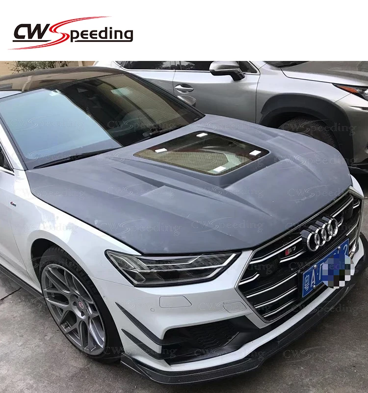 

CWS STYLE CARBON FIBER ENGINE HOOD BONNET for 2018 AUDI A7 BODY KIT