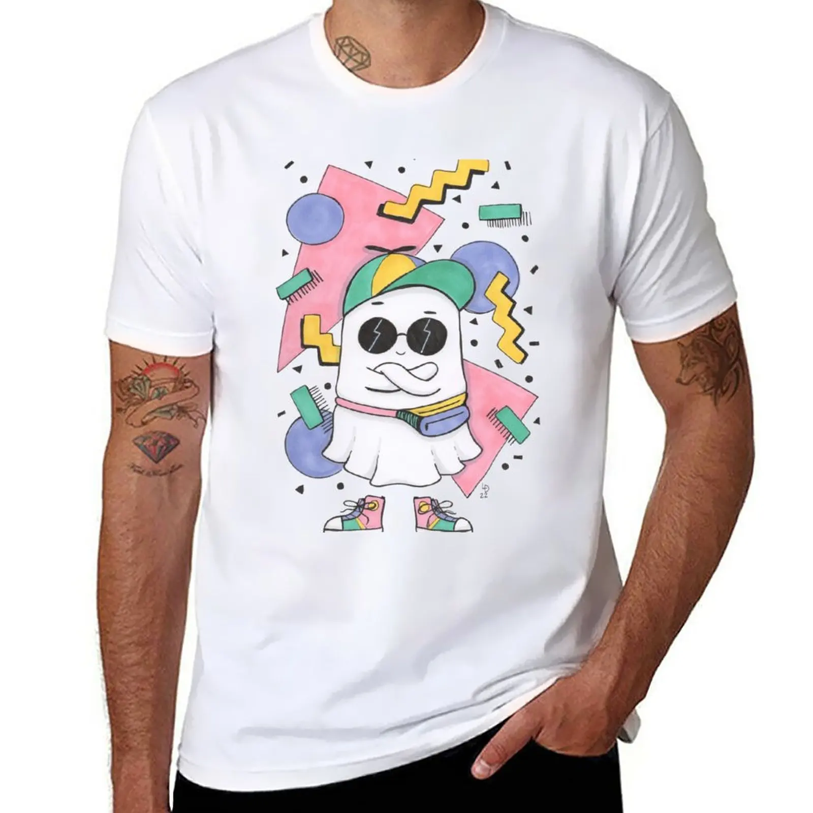 New Rad Ghostie T-Shirt quick drying t-shirt shirts graphic tees vintage clothes funny t shirt designer t shirt men