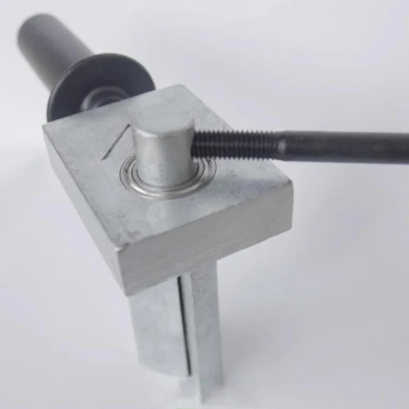 100mm height stainless steel metal letters and aluminum trim bends - Mini corner folding machine -