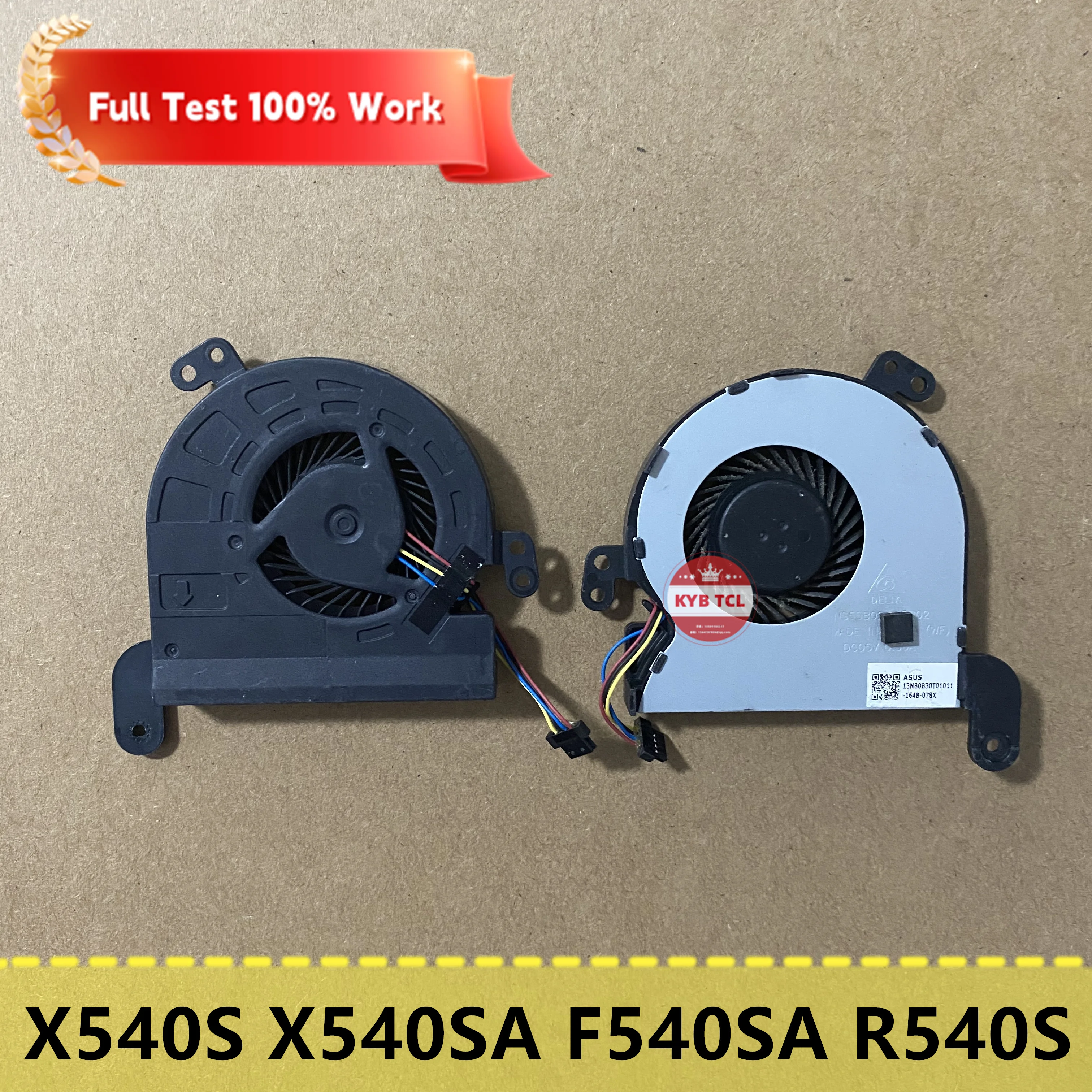 For ASUS X540 X540S X540SA X540SA-RBPDN09 R540 F540 F540S F540SA R540S Laptop CPU Cooling Fan Notebook 13NB0B30T01011