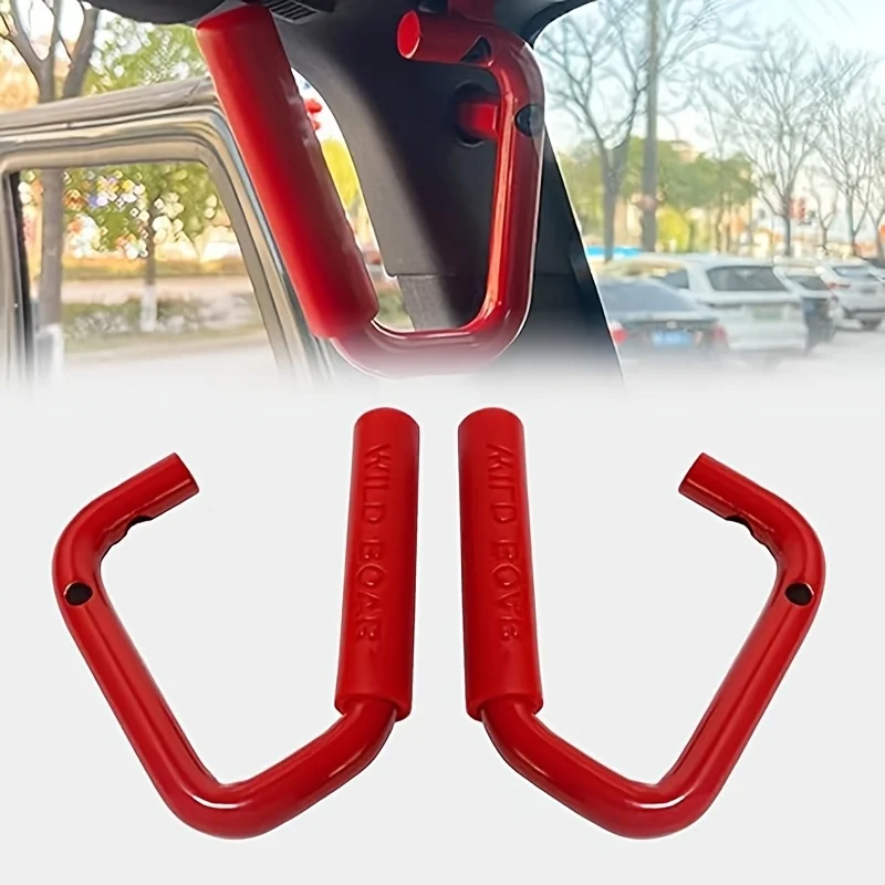 

Front Grab Bar Steel Grab Handles For Jeep Wrangler JK 4 Door 2007 2008 2009 2010 2011 2012 2013 2014 2015 2016 2017 2018
